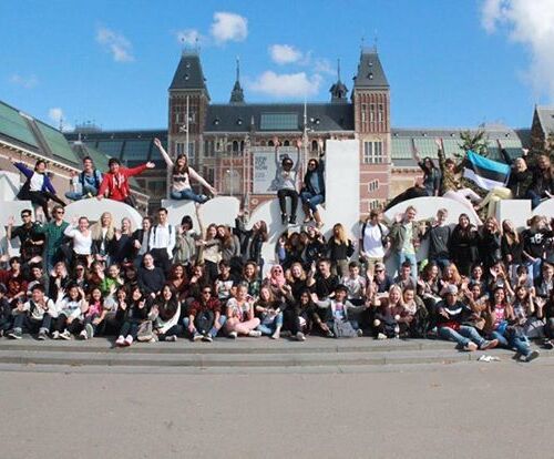 YFU-Austauschschüler in Amsterdam