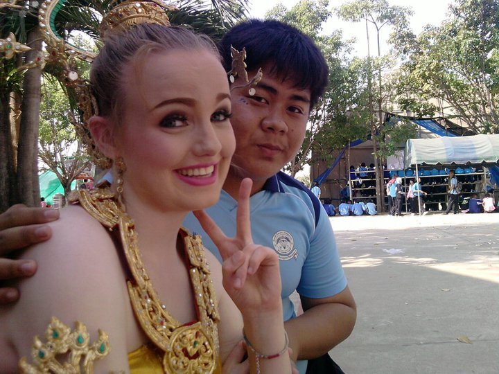 Johanna mit einem thailändischen Freund