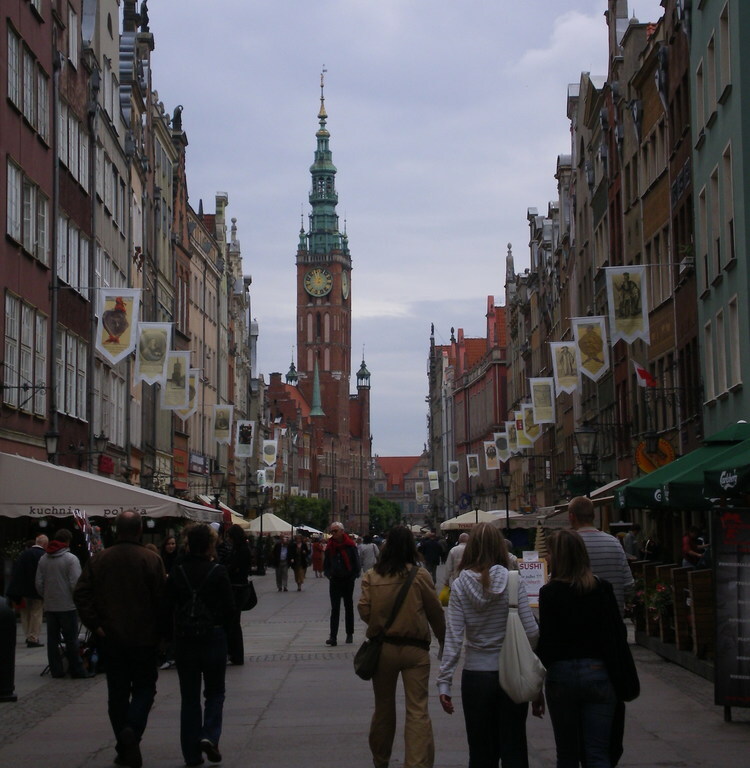 In der polnischen Stadt Gdansk (Danzig)