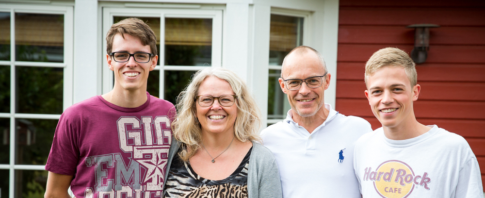 Austauschschüler mit Gastfamilie in Dänemark