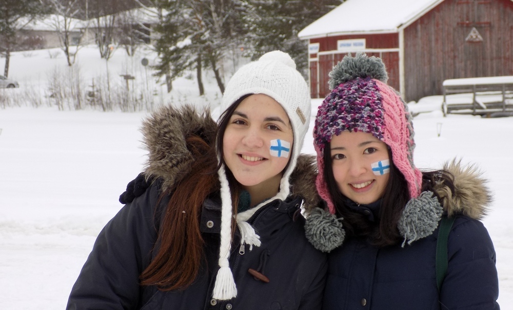 Jugendliche im Schüleraustausch in Finnland