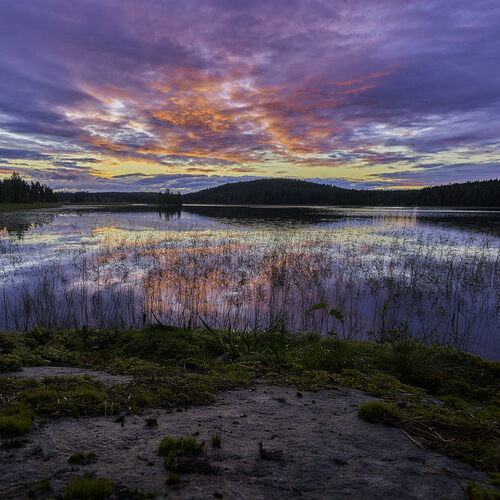 Landschaft in Finnland