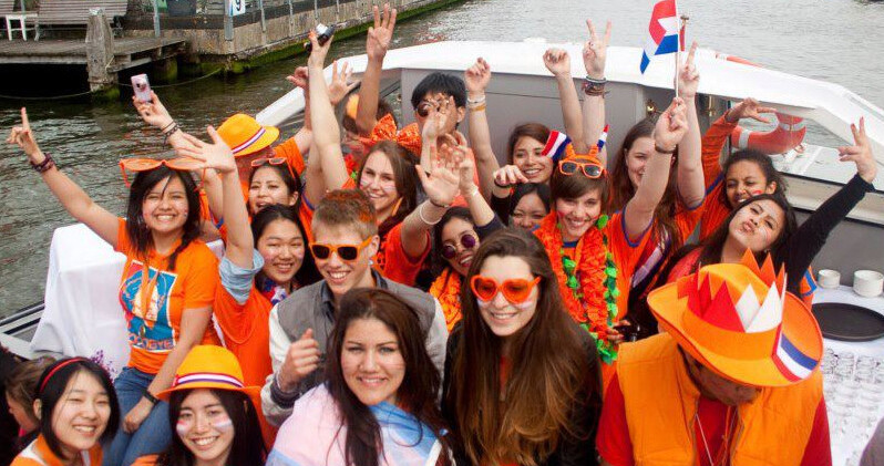 YFU-Austauschschüler in Amsterdam